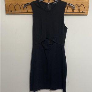 Express black bodycon dress size 2